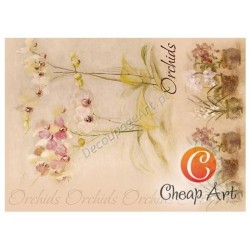 Papier do decoupage soft Cheap-Art A4 Orchid