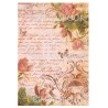 Papier ryżowy do decoupage Digital Collection 175 Róże i pismo