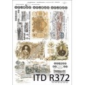 Papier ryżowy ITD Collection 0372 - Banknoty