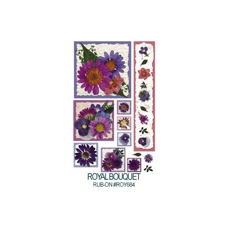 Kalkomania artystyczna - Royal Bouquet