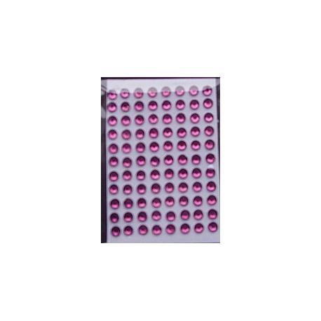 Kryształki samoprzylepne fioletowe 4 mm