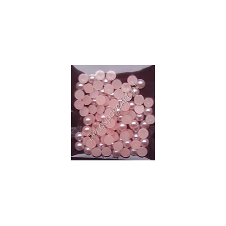 Półperełki 6 mm ok. 100 jasno-różowe