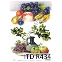 Papier ryżowy ITD Collection 0434 - Jabłka i jagody