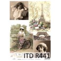 Papier ryżowy ITD Collection 0441 - Paryż vintage