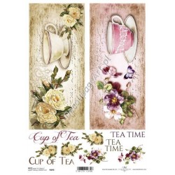 Papier ryżowy ITD Collection 0493 - Tea Time