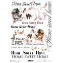 Papier ryżowy ITD Collection 0494 - Home Sweet Home