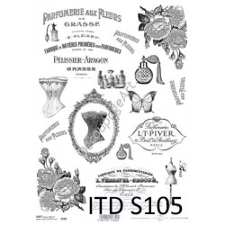 Papier do decoupage ITD SOFT 105 - Parfumerie