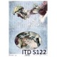 Papier do decoupage ITD SOFT 122 - Damy