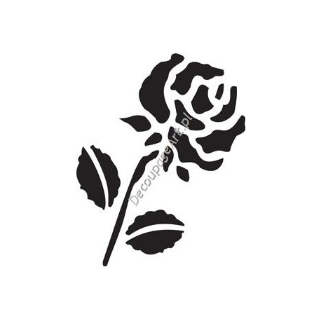 Szablon 15x20 cm - 035 róża
