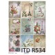 Papier ryżowy ITD Collection 534 - Paryż