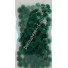Pompony akrylowe 10 mm zielone 100 szt