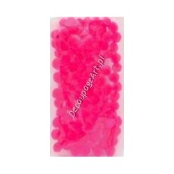 Pompony akrylowe 5 mm pink