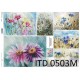 Papier do decoupage ITD 503 - Polne kwiaty