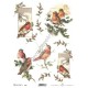 Papier ryżowy ITD Collection 595 - Zimowe ptaszki