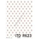 Papier ryżowy ITD Collection 0623 - Drobne różyczki