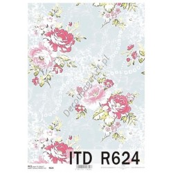 Papier ryżowy ITD Collection 624 - Róże