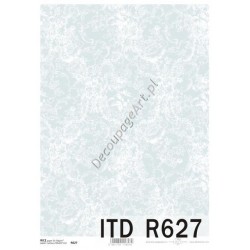 Papier ryżowy ITD Collection 0627 - Ornamenty na błękicie