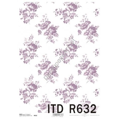 Papier ryżowy ITD Collection 632 - Róże