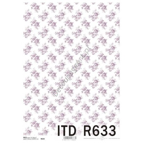 Papier ryżowy ITD Collection 633 - Róże