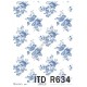 Papier ryżowy ITD Collection 634 - Błękitne róże