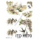 Papier ryżowy ITD Collection 670 - Ptaszki