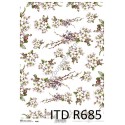 Papier ryżowy ITD Collection 0685 - Kwiaty jabłoni