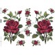 Papier do decoupage ITD SOFT A3 054 - Czerwone róże