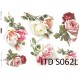Papier do decoupage ITD SOFT A3 062 - Róże