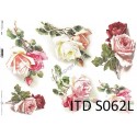 Papier do decoupage ITD SOFT A3 062 - Róże