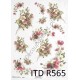 Papier ryżowy ITD Collection 565 - Bukiety z różami