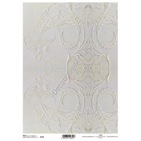 Papier ryżowy ITD Collection 758 - Ornament