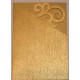 Kartka passe-partout ornament złota błyszcząca