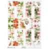Papier ryżowy ITD Collection860 - Wiosenne kwiatki