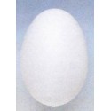 Jajko plastikowe białe "kurze" 6 cm